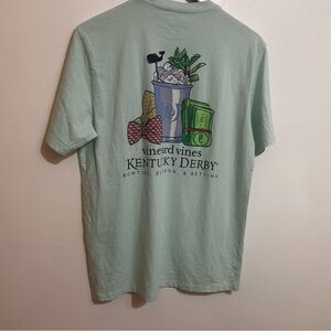 Vineyard Vines Light Green Kentucky Derby Tee